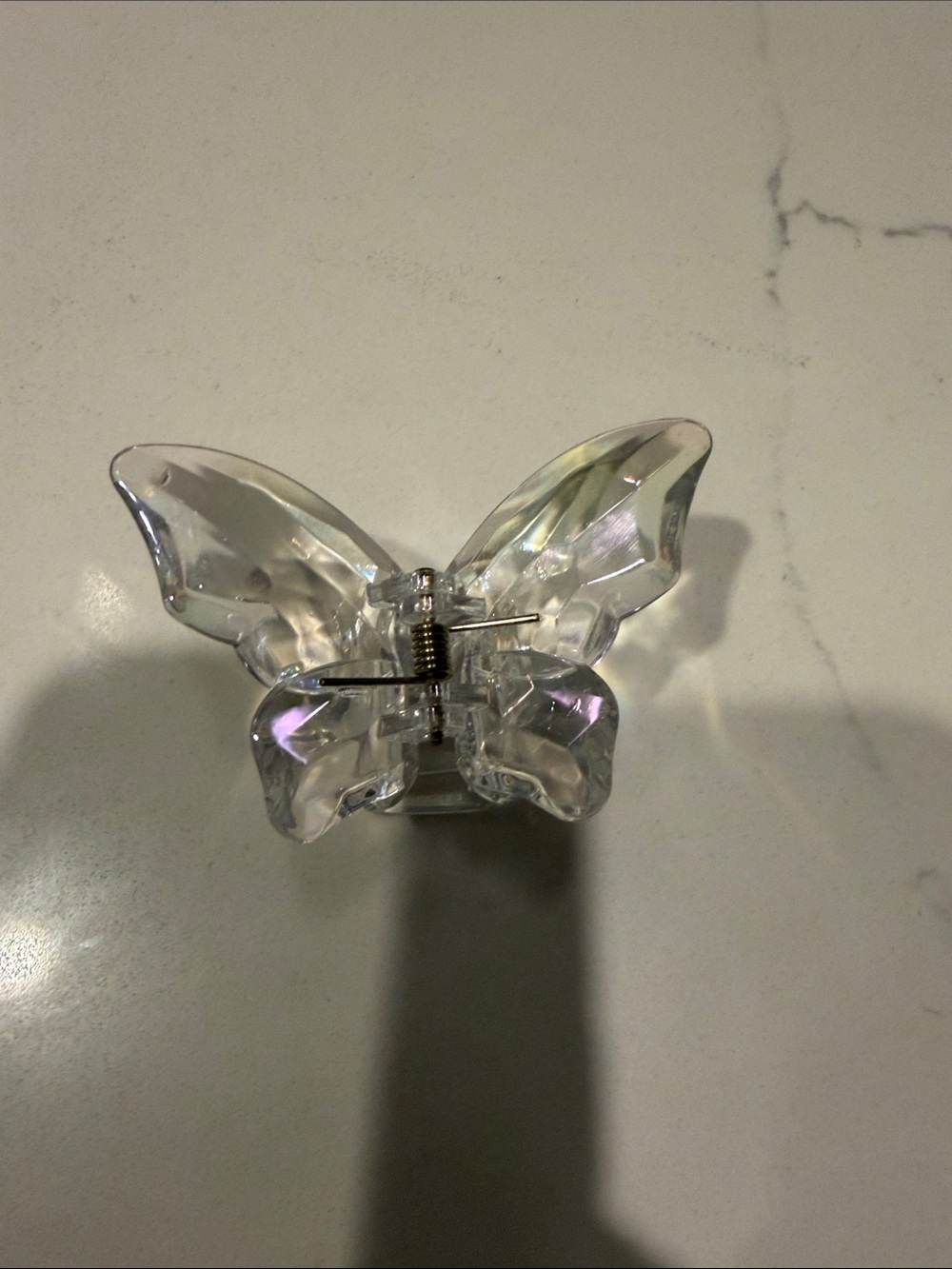 Clear Butterfly Hair Clip